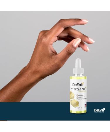 Buy DeEnti Jojoba Cuticle Oil - 2oz Lemon Scented Nail Hydrating Repair Oil | Vitamin E & Professional Salon Quality Manicure Supplies - Buy Online on GoSupps.com