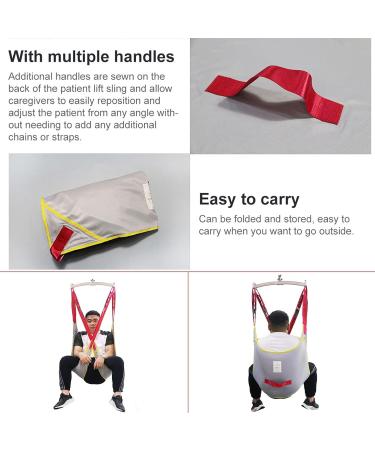 Transfer Nursing Sling Lift Sling Home Use Transfer Belt Four Point Support for Bed Positioning Lift Assist Care Medium - Buy Online on GoSupps.com
