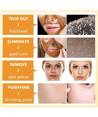  BAInuai Lot de 2 masques Peel Off Honey Face Mask Honey Tearing Mask Peel Mask Peel Mask Dead Skin Oil Control Blackhead Remover Skin Clean Pores Shrink for Men and Women - Buy Online on GoSupps.com
