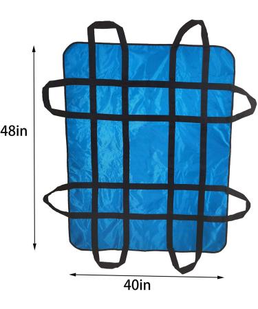 Positioning Bed Pad 48'' x 40'' with Handles - Incontinence Mattress Protector Liner | Waterproof & Reusable | Hospital Quality - Buy Online on GoSupps.com