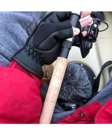 Glacier Glove Alaska River Series Windproof Fingerless Gloves - Black XXL - Buy Online on GoSupps.com