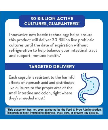 Nature's Way Fortify Women's Probiotic 30 Billion - 10 Strains, Digestive & Immune Support, No Refrigeration, 30 Capsules - Buy Online on GoSupps.com