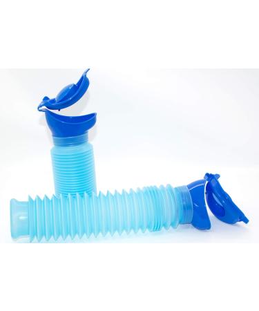 Double Pack Uriwell - 2x 800ml Reusable Mobile Urinal for Travel & Outdoor Use | International Shipping Available - Buy Online on GoSupps.com