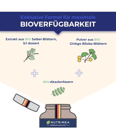 Ginkgo Biloba Capsules | 100% Bio Cognivia Extract | Brain Booster for Memory & Concentration | High Dose Lab Tested 100% Vegan - Buy Online on GoSupps.com