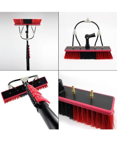 Photovoltaic Panel Cleaning Brush Window Cleaning Pole Water Fed Brush Extension Pole Roof Glass Cleaning Brush Commercial Cleaning Tools (Color : 12ft) - Buy Online on GoSupps.com