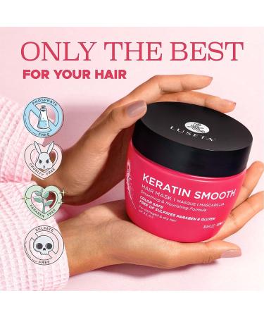 Luseta Keratin Smooth Hair Mask 16.9 oz - Hydrating & Nourishing Treatment for Dry, Damaged Hair - Buy Online on GoSupps.com