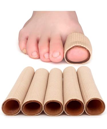 5x toe protection toe caps toe separator tubular bandage silicone finger bandage finger protection toe pad toe bandage 2.5cm wide