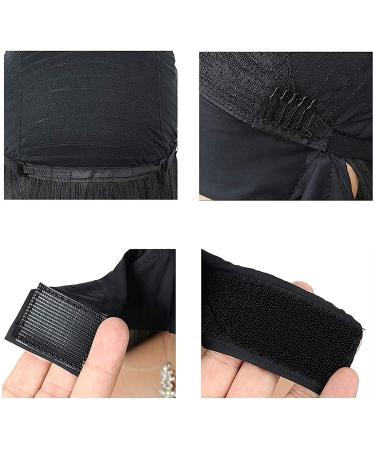 Shop 2-in-1 Short Black Headband Wigs for Women | Afro Kinky Curly Synthetic Wig (16inch) - Buy Online on GoSupps.com