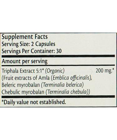 Nature's Formulary Triphala 60 Count - Buy Online on GoSupps.com