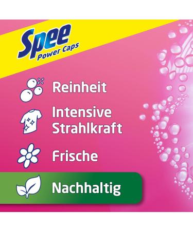 Spee Power Caps Color 4 + 1 - 72 WL Color Detergent for Colored & Dark Laundry | Sustainable Radiant & Fresh 4 Pack (18 Wash Loads) - Buy Online on GoSupps.com