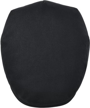 STARANCE Men's Cotton Flat Cap Ivy Gatsby Hat Black 7 3/4 - Buy Online on GoSupps.com