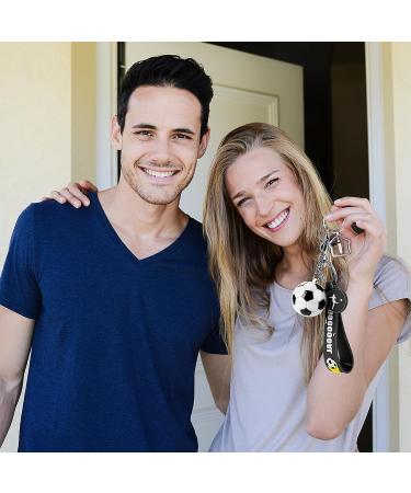 Amaxiu Football Keychain | Mini Soccer Game Gift | Silicone Sport Keychain for Boys & Girls | Perfect Gift for Football Fans - Buy Online on GoSupps.com