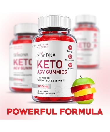 Slim Dna Keto Gummies - Official Formula | Vegan ACV Gummies for Weight Loss - 60 Gummies - Buy Online on GoSupps.com