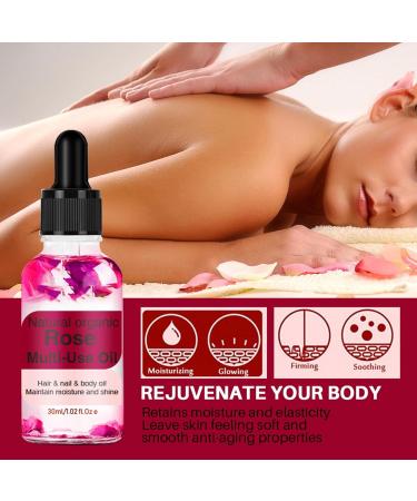Pure Bulgarian Rose Essential Oil 30ml - Anti-Aging Skin Therapy & Aromatherapy - Buy Online on GoSupps.com