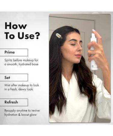 Dew It Now Hydration Mist | Hydrating Face Mist Toner Spray with 5-Ceramide Complex, Argan Oil & Squalane | Lightweight Barrier Repair Mist for Dewy, Glowy Skin | Sensitive Skin Safe | 120ml - Buy Online on GoSupps.com