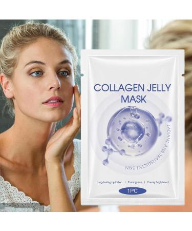 Peel-Off Face Mask Moisturizing and Brightening Facial Care | Enveloping Moisturizing Gel Mask For Dry and Oily Sensitive Skin Young Girls Daily Night and Travel Use - Buy Online on GoSupps.com