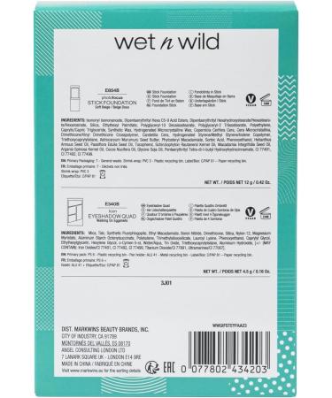 Wet n Wild All About Beauty Set Make-up Set with Photo Focus Stick Foundation in Soft Beige Shade & Color Icon Eyeshadow Quad Set for Long-Lasting Face Make-up and Intense Moisture - Buy Online on GoSupps.com