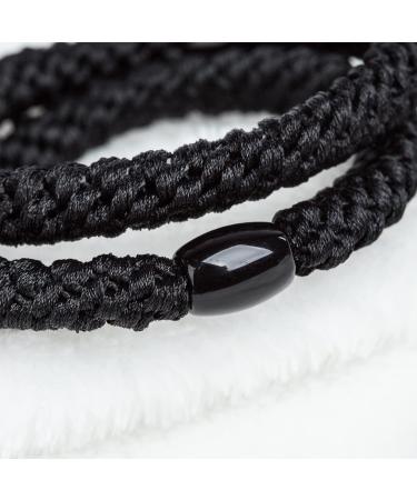 GYGYL 8Pcs Black Hair Ties for Women Girls - No Damage, No Crease Ponytail Holders - Buy Online on GoSupps.com
