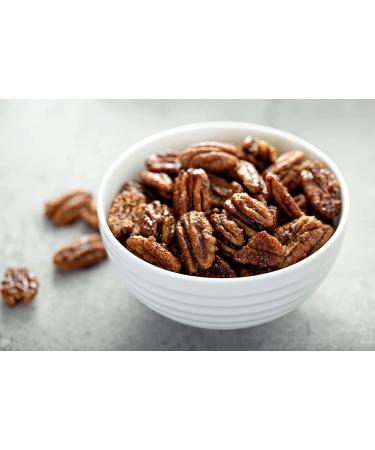 Honey Glazed Praline Cinnamon Georgia Pecans - 1 lb. Non-Dairy Small Batch Roasted Southern Tastiness - Farm Fresh Nuts Brand - Buy Online on GoSupps.com