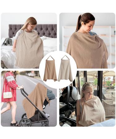 Lohill Breastfeeding Towel & Nursing Cover | Silent Musselin Baby Cover for On-the-Go Moms - Buy Online on GoSupps.com