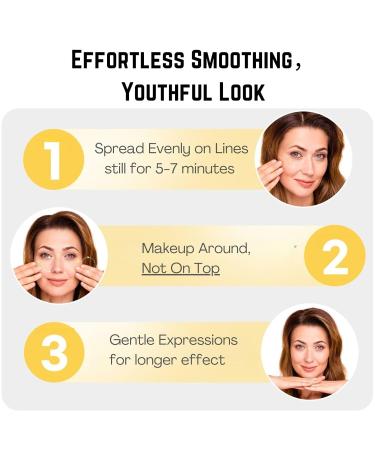 LPH LAB Instant Face Tightener Temporary Firming Film for Rapid Reduction of Deep Wrinkles and Fine Lines for Mature Skin Makeup Around not Directly Over 3.4 oz - Buy Online on GoSupps.com