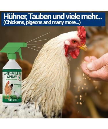 500ml Mite Spray for Chickens Poultry & Birds - Immediate & Long-Term Protection Against Mites & Parasites - Buy Online on GoSupps.com