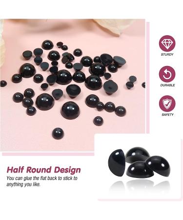 TOAOB 830pcs Black Doll Eyes Set for Stuffed Animals and Crafts - Buy Online on GoSupps.com