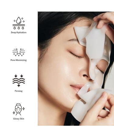 Bio-Collagen Face Hydrogel Mask - Overnight Korean Anti-Wrinkle Lifting & Firming Treatment | Pore Minimizing Collagen Mask - Buy Online on GoSupps.com