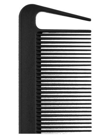 Dosso Beauty Carbon Fiber Rat Tail Comb - Metal End Styling Comb (Black) - Buy Online on GoSupps.com