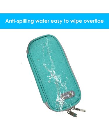 YOUSHARES Insulin Travel Case - Insulin Cooler Bag for Diabetic Supplies (Green) - Buy Online on GoSupps.com
