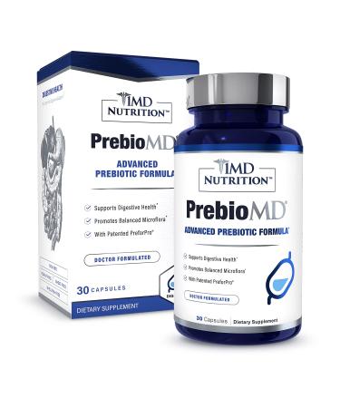 1MD Nutrition PreBioMD - Prebiotic with PreforPro | Support Healthy Digestion and Beneficial Bacteria