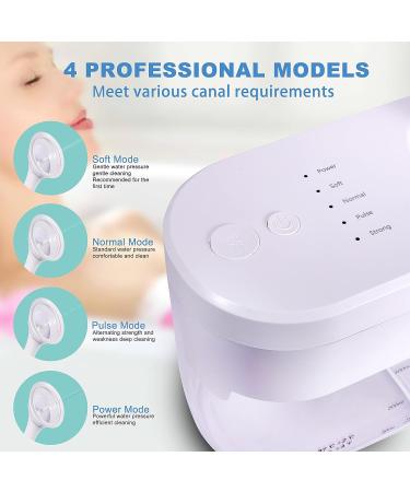 Electric Ear Wax Removal Kit - Safe & Effective Ear Irrigation Flushing System with 4 Pressure Modes & 5 Ear Tips - Buy Online on GoSupps.com