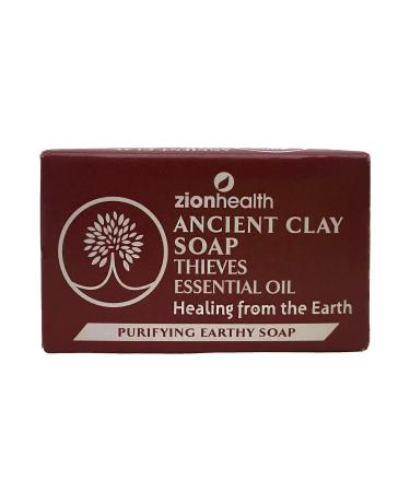 Adama Minerals Ancient Clay Natural Soap - Grave Robber Oil by Zion Health | 6 oz | Organic Skin Care & Eco-Friendly Cleansing - Buy Online on GoSupps.com