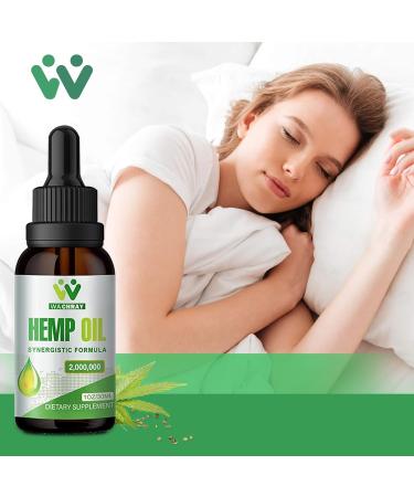 Hemp Oil Drops (3 Pack) High Potency - for Focus Calm Mood Maximum Strength Natural Hemp Seed Oil - with C02 Extraction Vegan Non-GMO Hemp Tincture - Buy Online on GoSupps.com