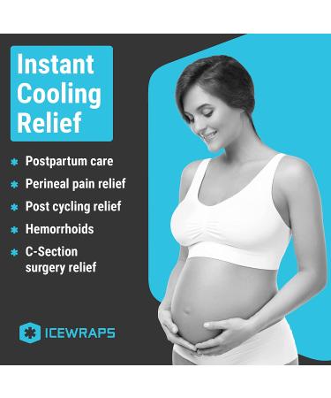 ICEWRAPS Instant Postpartum Pads - 12 Individually Wrapped Ice Packs for Postpartum Care - Buy Online on GoSupps.com