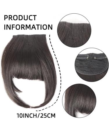 Fake Bangs Synthetic Hair Bangs Clip in Hair Extensions Natural False Hair Blunt Bangs for Daily Use Hair Accessories Women Bangs Hair Clip Extensions(18-613) 10inches 18-613 - Buy Online on GoSupps.com