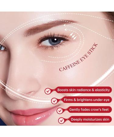 ELBBUB Eye Stick - Anti Wrinkle Eye Cream for Puffy Eyes, Dark Circles, Eye Bags, Crows Feet, Wrinkles,Reduces Wrinkles Saggy Skin Puffy Eyes (Caffeine 2Pack) 0.1 Ounce (Pack of 2) - Buy Online on GoSupps.com
