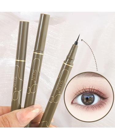 Waterproof Eyeliner High-Pigmented Extra-Fine Precision Liquid Ink Eyeliner | Smudge Resistant Long Lasting Eyeliner All Day Waterproof Eyeliner Makeup Jiem-ca 02# Dark Brown - Buy Online on GoSupps.com