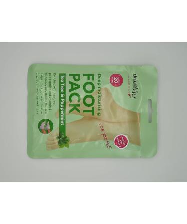 Vegan Derma V10 Fußpackungen 3er Pack Honig Mandel & Teebaumargan | Hautpflege f r gesunde F ße - Internationaler Versand - Buy Online on GoSupps.com