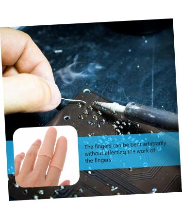 8 Pairs Finger Covers - Cutting Finger Tip Protectors Sleeves Guards | 1.5x1.5cm - International Shipping Available - Buy Online on GoSupps.com