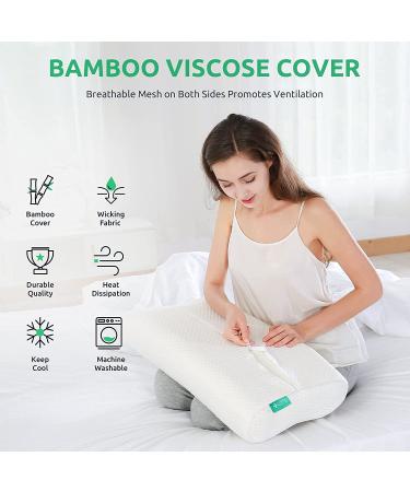 UTTU Sandwich Pillow Queen Size - Orthopedic Cervical Pillow for Neck Pain Relief - Memory Foam, Adjustable & CertiPUR-US Certified - Ideal for Side Sleepers - Buy Online on GoSupps.com