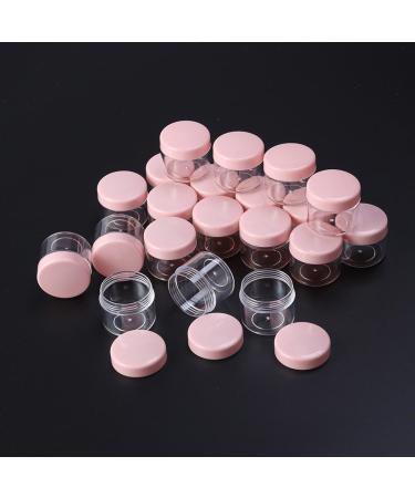 Lurrose 20Pcs Mini Cosmetic Containers - Portable Travel Sample Jars for Creams, Shampoos, Lotions - 20g Pink Empty Pots - Buy Online on GoSupps.com