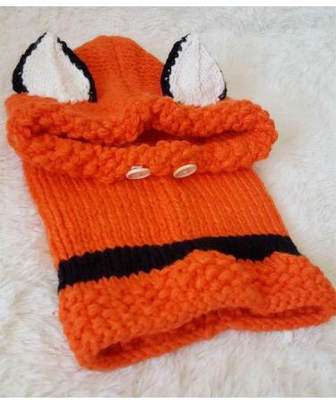 Azornic Winter Hat Scarf Hood for Kids - M Orange (2-8 Years) - Buy Online on GoSupps.com