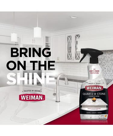 Weiman Quartz Countertop Cleaner and Polish - 24 oz - UV Protection for Quartz Surfaces - Buy Online on GoSupps.com