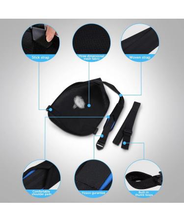 Buy Tyenaza Universal Arm Sling - Adjustable Shoulder Strap for Adults | Unisex Black - Fast International Shipping - Buy Online on GoSupps.com