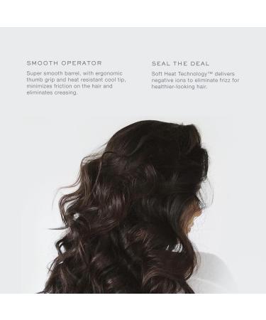 Kristin Ess 1.25-Inch Ceramic Curling Iron | Beach Waves & Curls Soft Heat Technology Dual Voltage & Auto Shut-Off - Buy Online on GoSupps.com