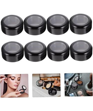 NOLITOY 40 Pcs Empty Eye Shadow Box Makeup Eyeshadow Empty Eyeshadow Pallet Gram Jar Make up Abs Travel Vial 4.1x3.8cmx5pcs Blackx5pcs - Buy Online on GoSupps.com