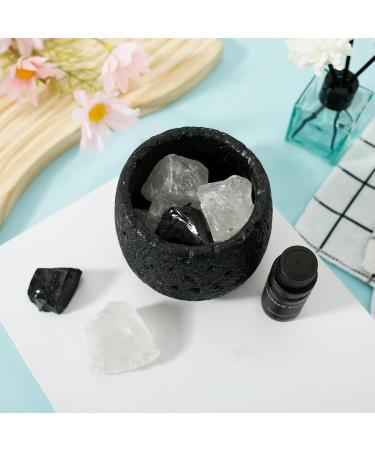 Passive Essential Oil Diffuser - Non-Electric Portable Reusable Aroma Diffuser for Home & Office - Elegant Black Design (9.2x9.2x7.1cm - Buy Online on GoSupps.com
