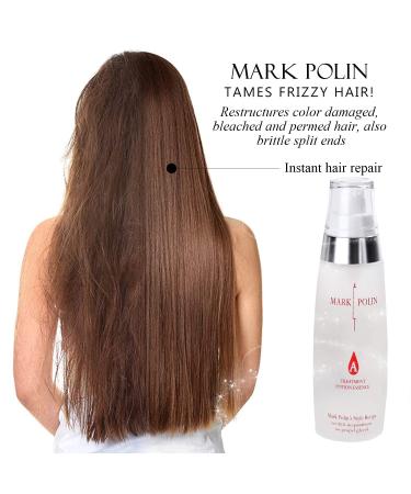 MARK POLIN Hair Serum for Frizzy, Damaged & Colored Hair - Dry Oil Treatment for Curly Hair - Frizz Control & Repair Care - Moroccan Oil Products - Buy Online on GoSupps.com