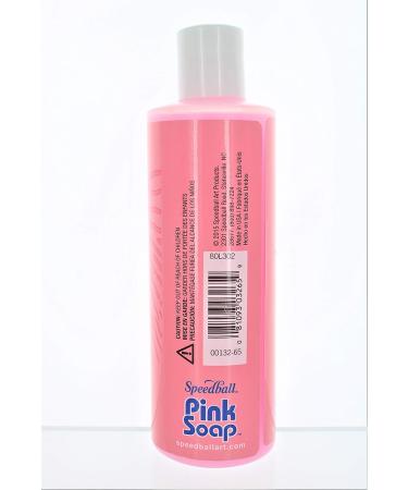 Speedball Pink Soap Brush Cleaner 8 fl oz - Premium Art Supply Cleaner - Buy Online on GoSupps.com